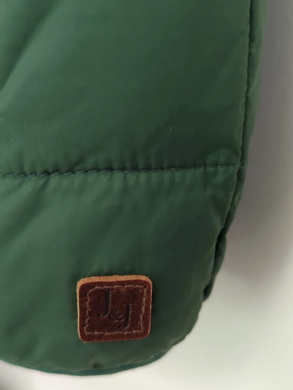 Janie and Jack Green and Blue Quilted Plaid Reversible Puffer Vest Size 5-6